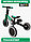 T801 Детский велосипед беговел 2в1 Delanit, съемные педали, зеленый, Trimily, фото 6