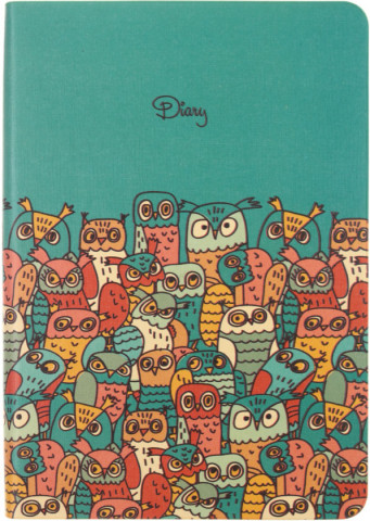 Арт-ежедневник недатированный «Всюду совы» 115*165 мм, 128 л., «Дизайн 2» - фото 5 - id-p226575676