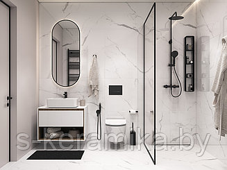 КЕРАМОГРАНИТ CERSANIT DEEP CALACATTA БЕЛЫЙ МАТОВЫЙ РЕКТИФИКАТ 60X120 A17126