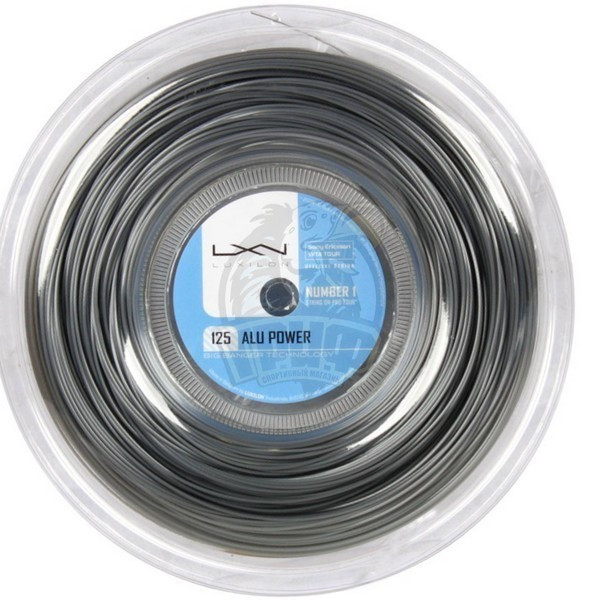 Струна теннисная Luxilon Alu Power Silver 1.25/220 м (серебристый) (арт. WRZ990100SI) - фото 1 - id-p226577844