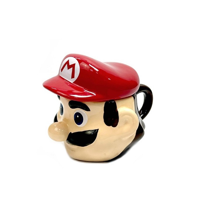 Оригинальная кружка с крышкой «Super Mario» 350 мл - фото 1 - id-p226577897