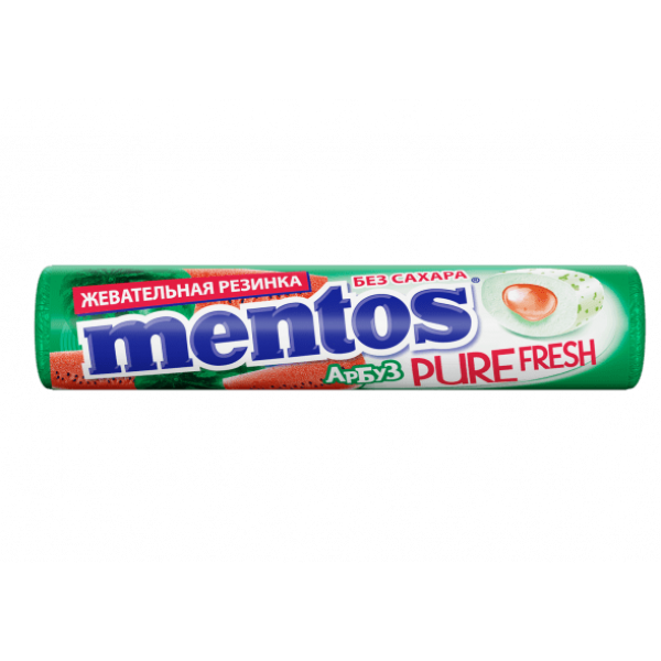 Жевательная резинка Mentos Pure Fresh со вкусом арбуза 15,5г - фото 4 - id-p223489420