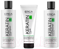 Набор косметики для волос Epica Professional Keratin Pro Шампунь+Кондиционер+Маска