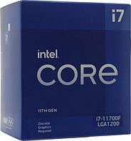Процессор CPU Intel Core i7-11700F BOX 2.5 GHz/8core/4+16Mb/65W/8 GT/s LGA1200