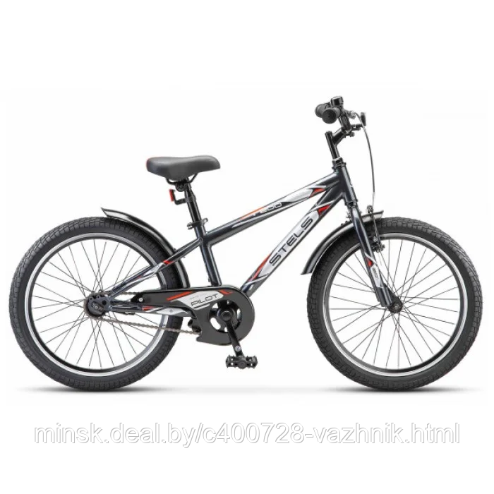 Детский велосипед STELS Pilot-200 VC темный-серый - фото 1 - id-p177171688