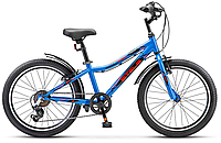 Велосипед Stels Pilot 230 V 20" Z010 (2024) синий