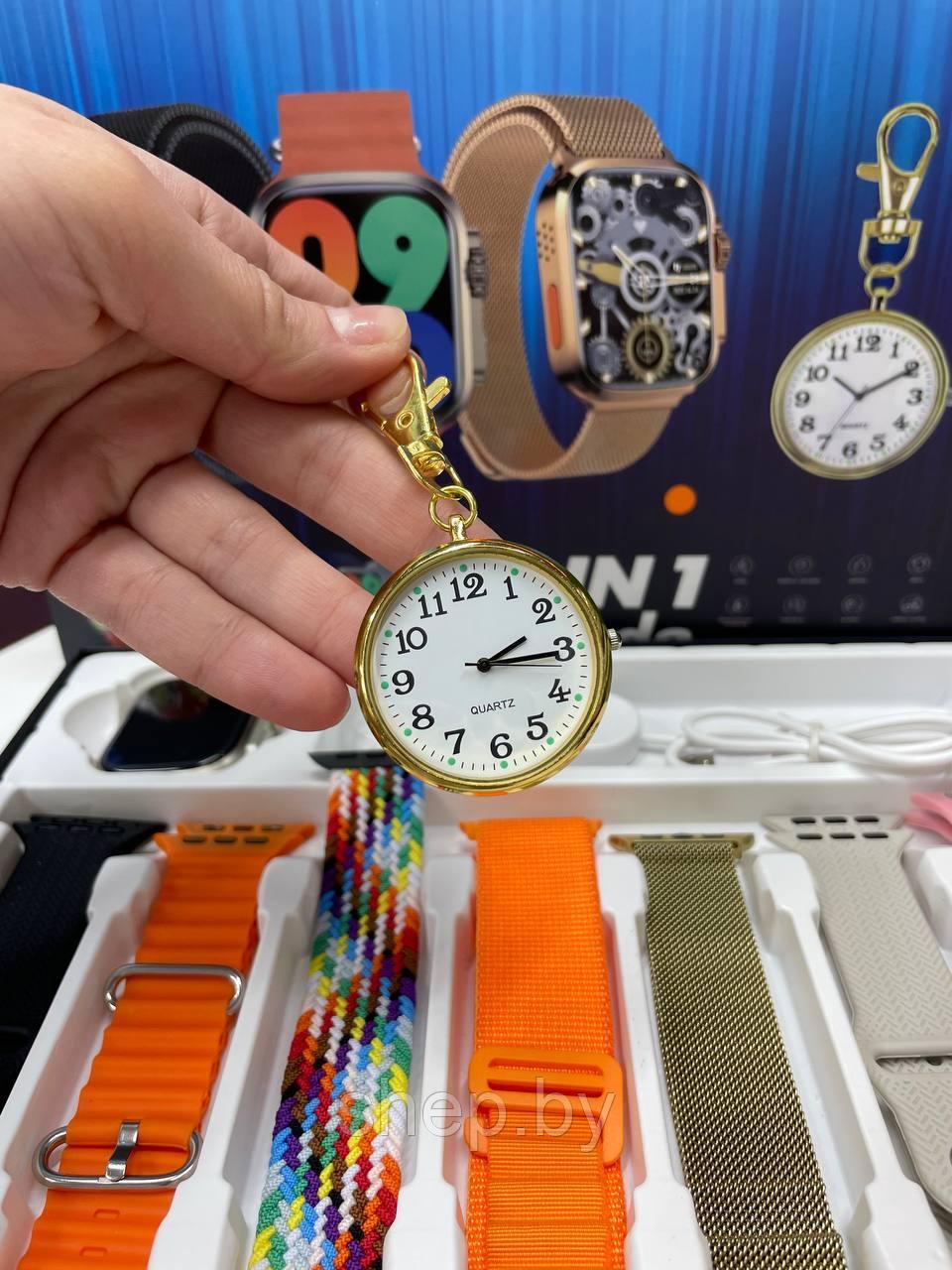 Умные часы Смарт часы Smart Watch A10 Ultra3 BIG 2.30 (чувствительный дисплей) + 7 ремешков в комплекте - фото 2 - id-p226590744