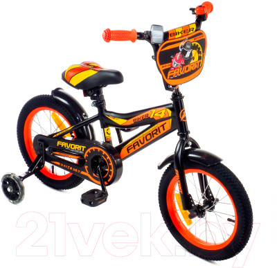 Детский велосипед FAVORIT Biker 14 / BIK-14OR - фото 2 - id-p226591818