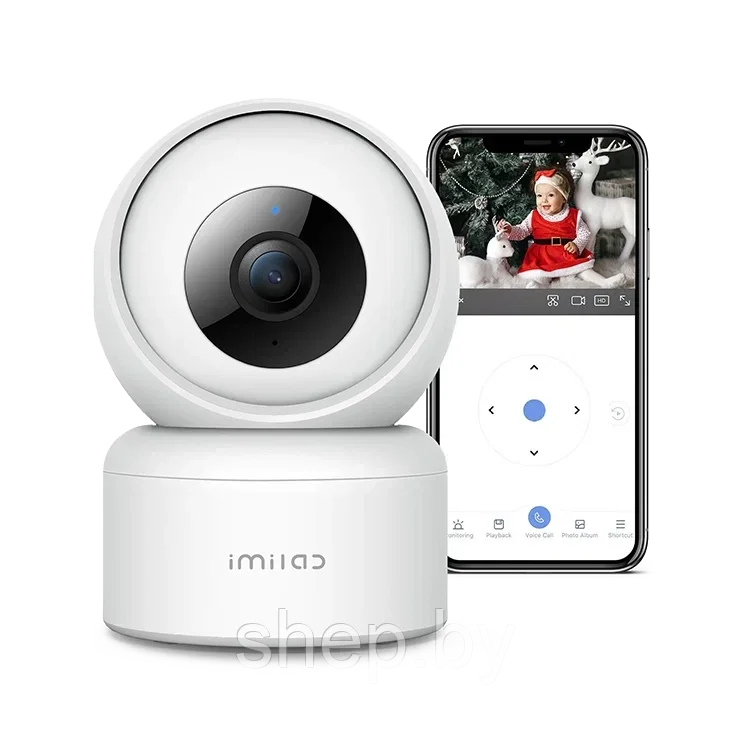 Камера видеонаблюдения IP-камера IMILAB C20 Pro Белая - фото 1 - id-p226593673