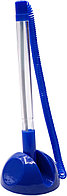 Ручка шариков. Buro корп.синий d=0.7мм чернила син. индив. пак.ев. на подставке сменный стержень, 1697669