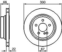 Тормозной диск Bosch 0986479042