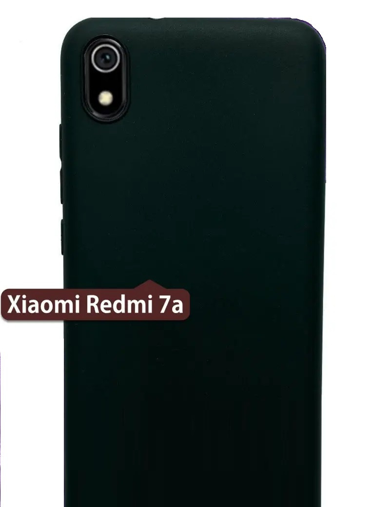 Чехол-накладка для Xiaomi Redmi 7A (силикон) черный