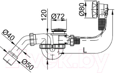 Сифон Styron STY-536-A-K - фото 2 - id-p226603298