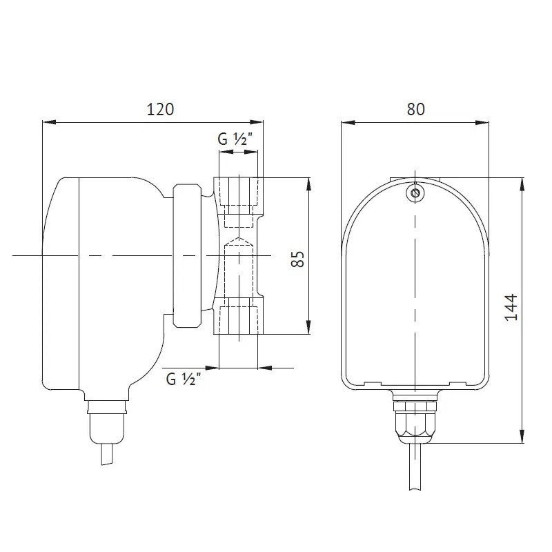 Циркуляционный насос UNIPUMP UPH 15-1,5 - фото 3 - id-p226606571