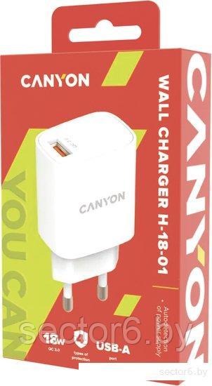 Сетевое зарядное Canyon CNE-CHA18W - фото 2 - id-p226608223