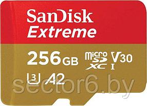 Карта памяти SanDisk Extreme microSDXC SDSQXAV-256G-GN6MN 256GB