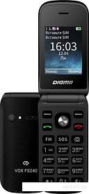 Кнопочный телефон Digma Vox FS240 (черный)