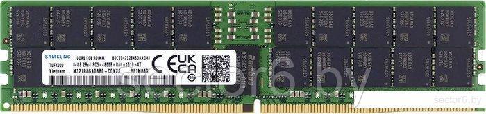 Оперативная память Samsung 64ГБ DDR5 4800 МГц M321R8GA0BB0-CQKZJ, фото 2