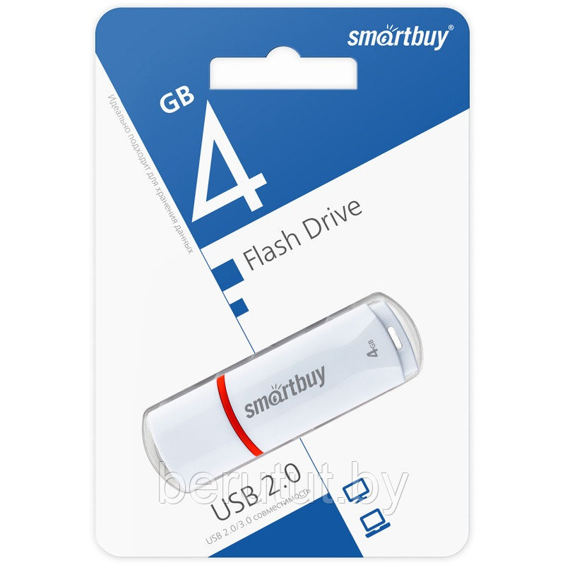 USB флешка накопитель 4 Gb SmartBuy Crown - фото 2 - id-p226609185