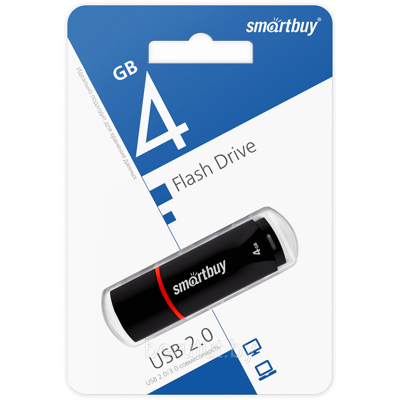USB флешка накопитель 4 Gb SmartBuy Crown - фото 3 - id-p226609185