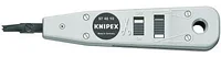 KNIPEX Инструмент для укладки кабелей LSA-Plus и их аналогов, 175мм (974010) KNIPEX