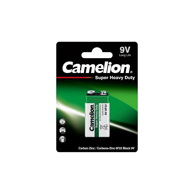 Батарейка Camelion 6F22-BP1B - фото 1 - id-p80827008