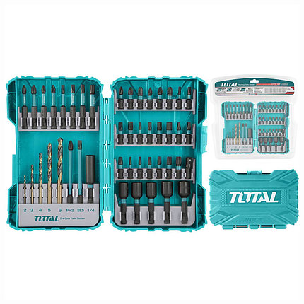 Набор ударных бит и сверл TOTAL TACSDL24502 (45 предметов), фото 2