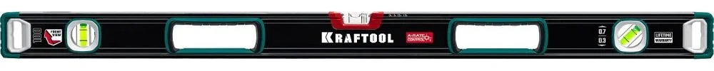 Kraftool Уровень строительный, 100 см. (0.3 мм/м, 3 гл., фрезер., сверхпрочный) (34986-100) KRAFTOOL - фото 1 - id-p226321826