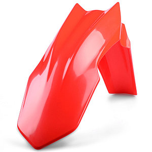 Крыло переднее для Honda CRF250R (2014-2017), CRF450R (2013-2016), красное, POLISPORT