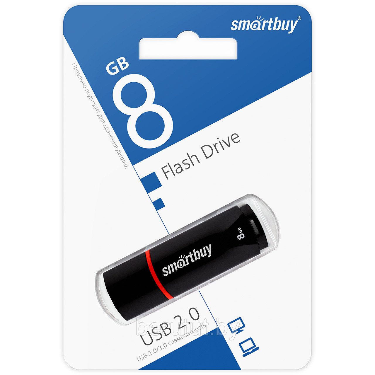 USB флешка накопитель 8 Gb SmartBuy Crown - фото 5 - id-p226611184