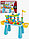 HW20034231 Развивающий игровой стол Pituso, 100 деталей, детский конструктор, детский столик, набор, фото 7