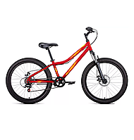 Велосипед Forward Iris 24 2.0 Disc (2022) красный/желтый
