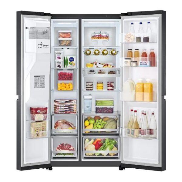 Холодильник Side by Side LG GC-B257CBEC (Side by Side) Графит - фото 3 - id-p226611707