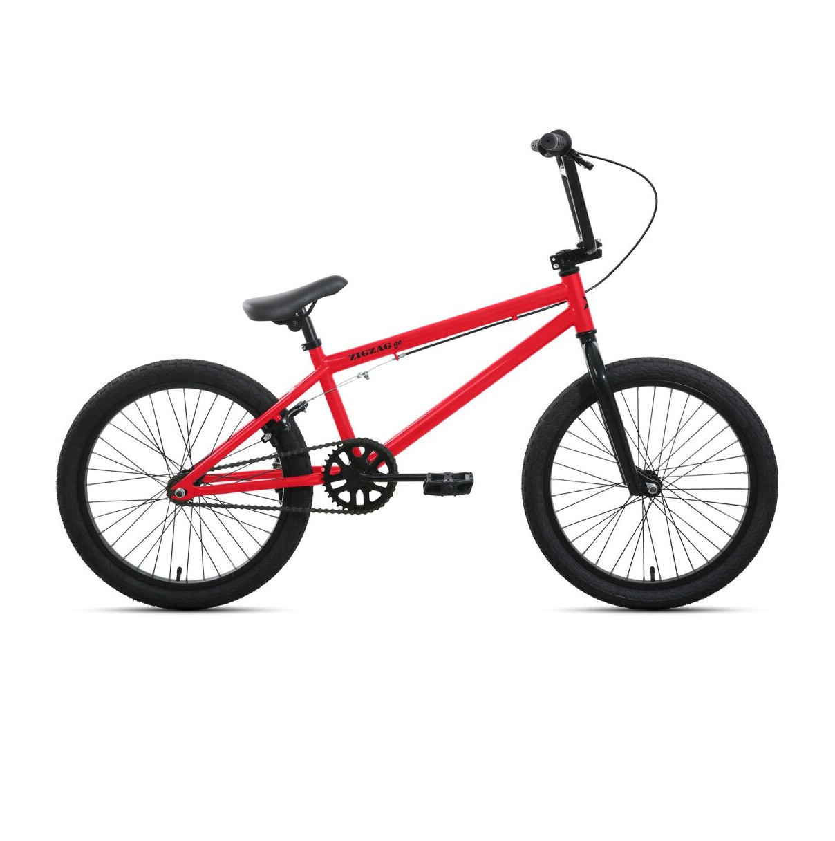 Велосипед Forward Zigzag 20 Go 2022 красный/черный - фото 1 - id-p226612782