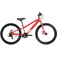 Велосипед Forward Spike 24 D (2023) красный/белый