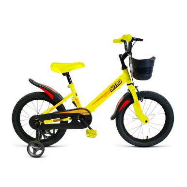 Велосипед Forward Nitro 16 (2023) желтый - фото 1 - id-p226612787