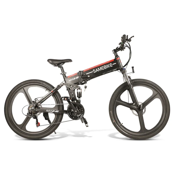 Электровелосипед Samebike LO26-IT (350 Вт) складной чёрный - фото 1 - id-p226612792