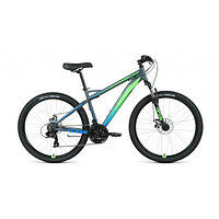 Велосипед Forward Flash 26 2.2 S disc (2021) серый матовый/ярко зеленый