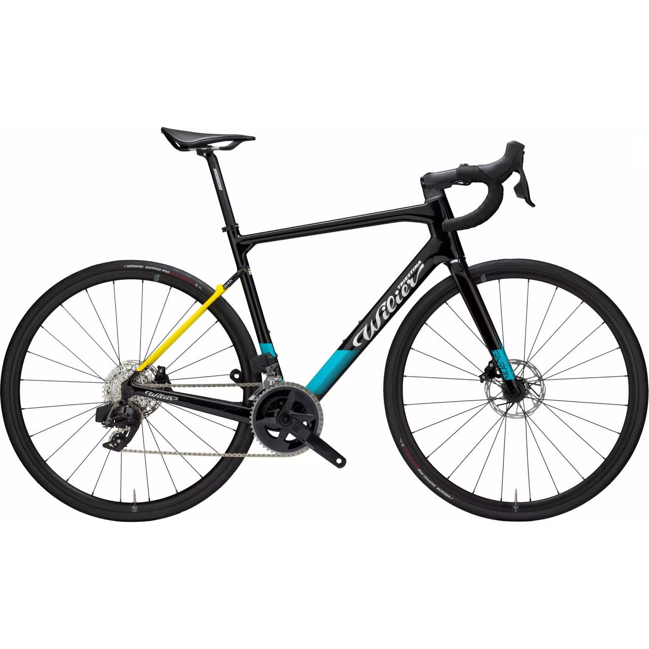 Велосипед Wilier Garda Rim 28", рама XL, черный/голубой - фото 1 - id-p226612816