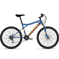 Велосипед Stark Slash 26.1 D (2021) синий/оранжевый