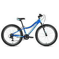 Велосипед Forward Jade 24 1.0 (2021) синий/бирюзовый