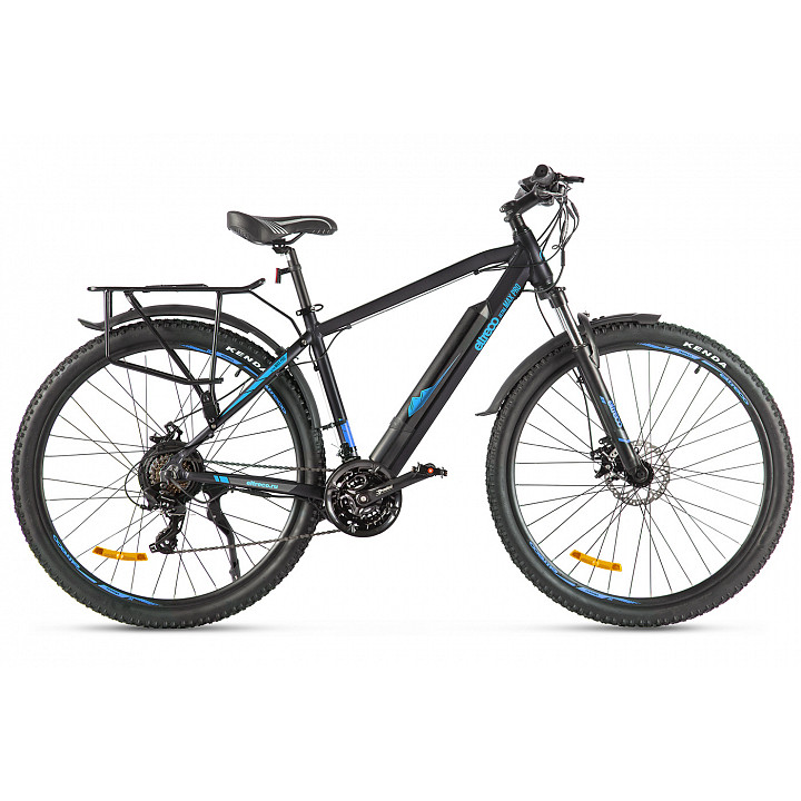 Электровелосипед Eltreco Ultra MAX PRO, черно-синий - фото 1 - id-p226611876