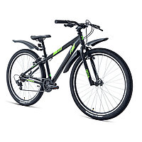 Велосипед Forward Toronto 26 1.2 (2021) черный/ярко-зеленый
