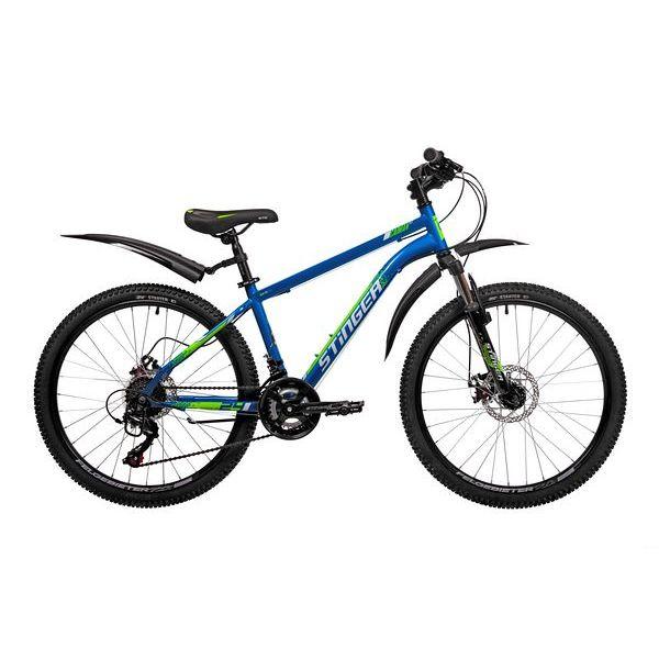 Велосипед Stinger Caiman 24", синий - фото 1 - id-p226612868