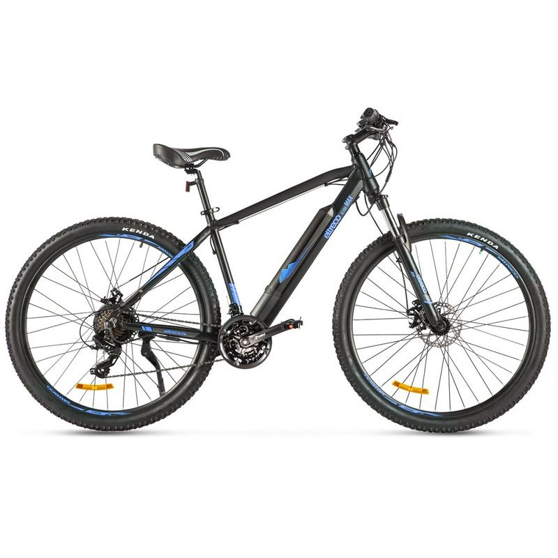 Электровелосипед Eltreco Ultra MAX, черно-синий - фото 1 - id-p226611877
