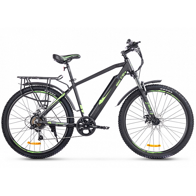 Велогибрид Eltreco XT 800 Pro, черно-зеленый - фото 1 - id-p226611889