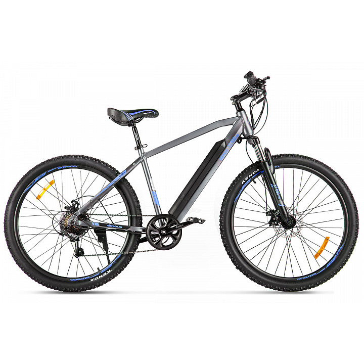 Велогибрид Eltreco XT 600 Pro, серо-синий - фото 1 - id-p226611891
