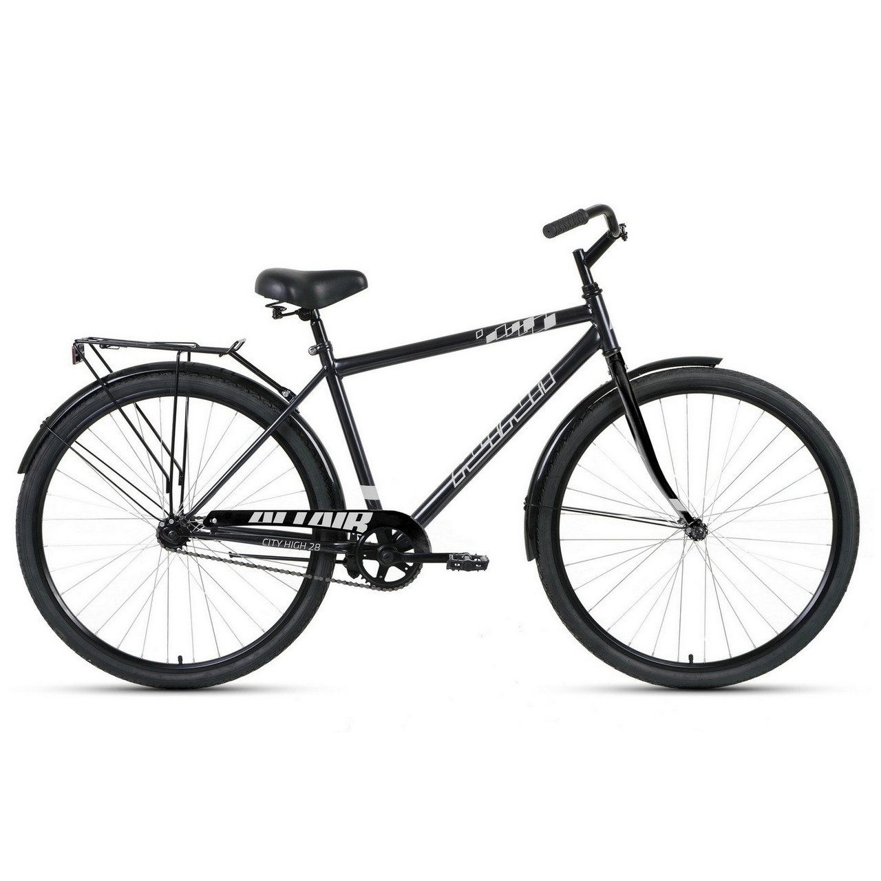 Велосипед Altair City 28 high (2022) темно-серый/серебристый - фото 1 - id-p226614822