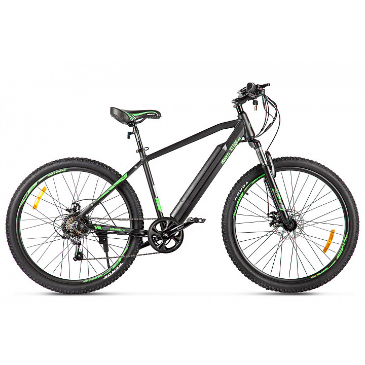 Велогибрид Eltreco XT 600 Pro, черно-зеленый - фото 1 - id-p226611894
