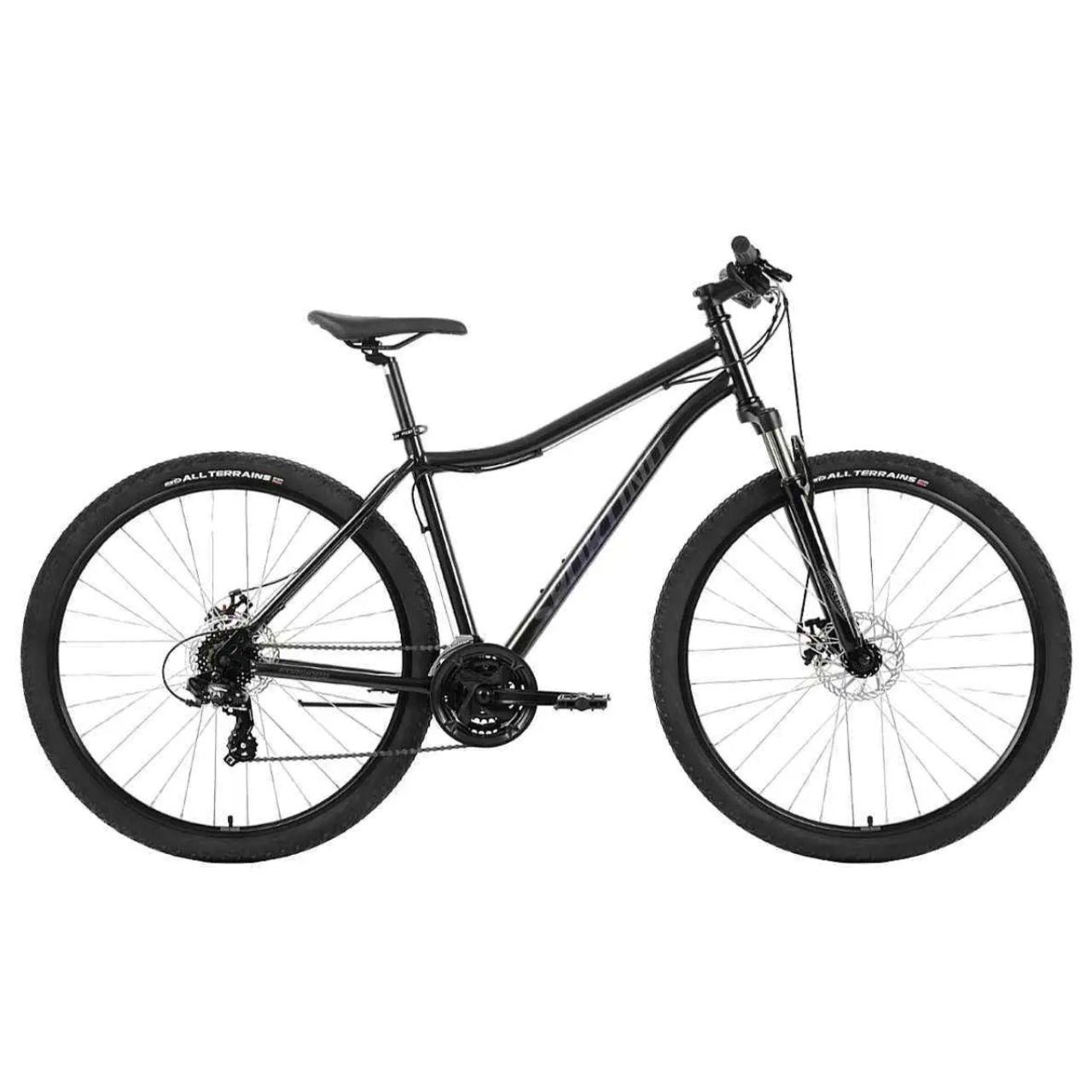 Велосипед Forward Sporting 29 2.1 D (2023) черный/темно-серый - фото 1 - id-p226612877